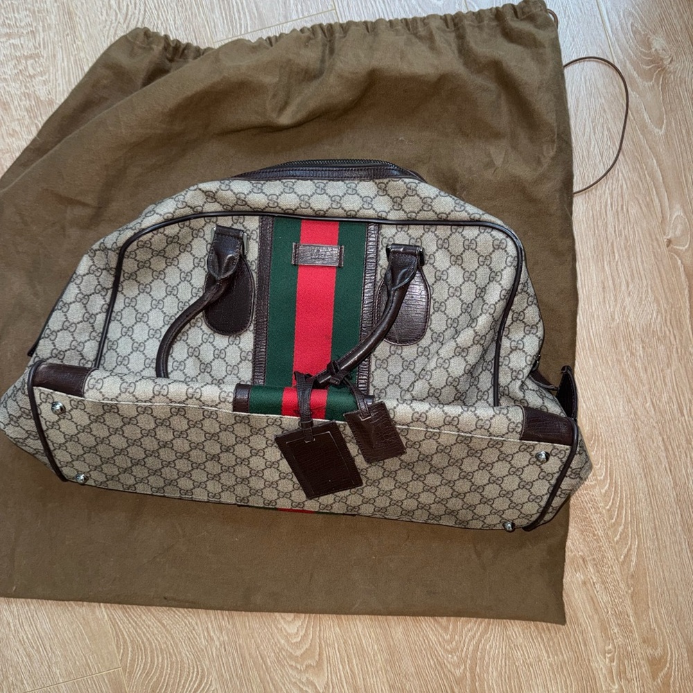 Gucci duffle bag
